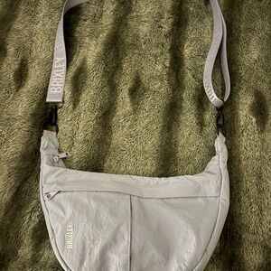 Braxley periwinkle Crescent Bag